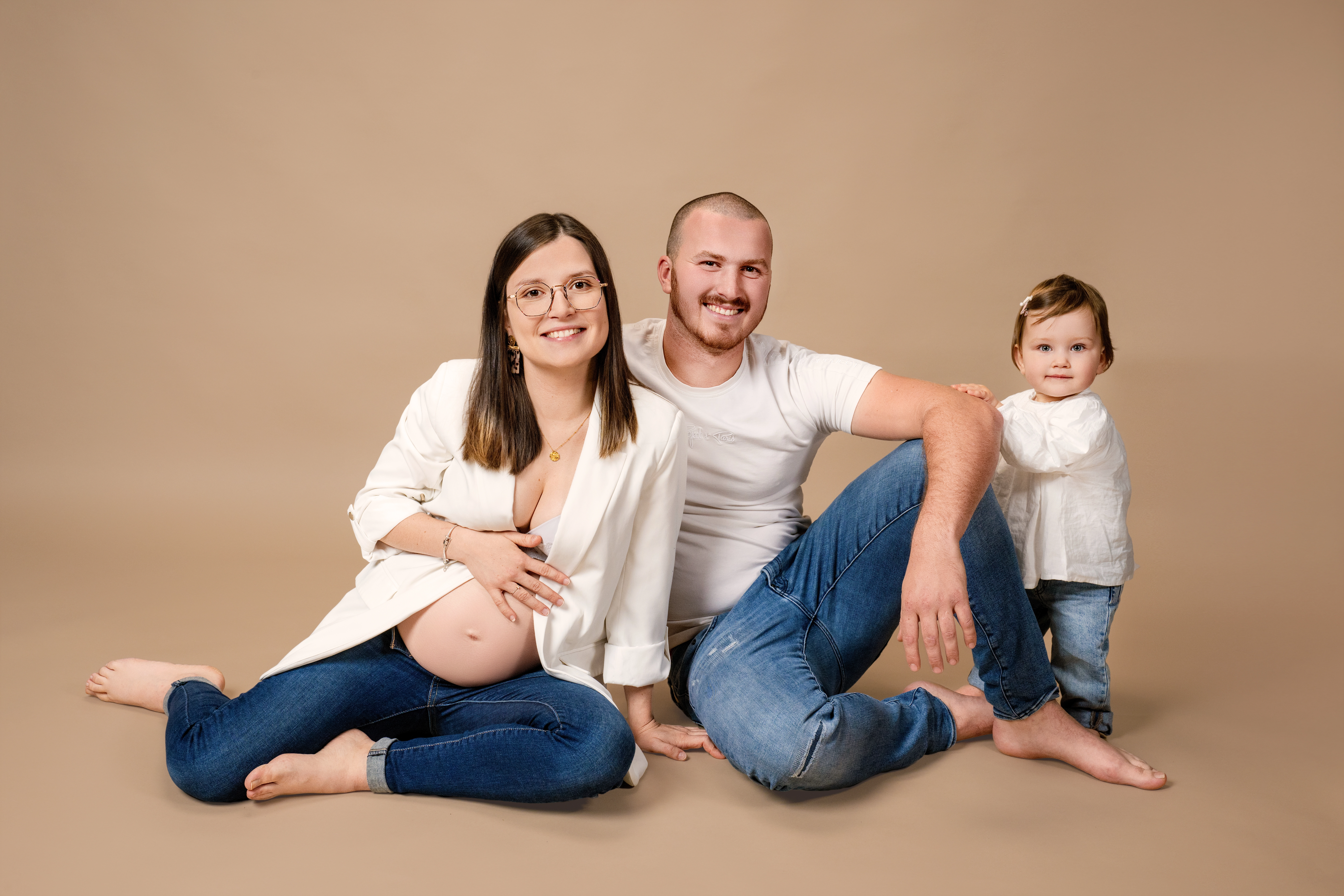 photo de grossesse en studio à châteaugiron