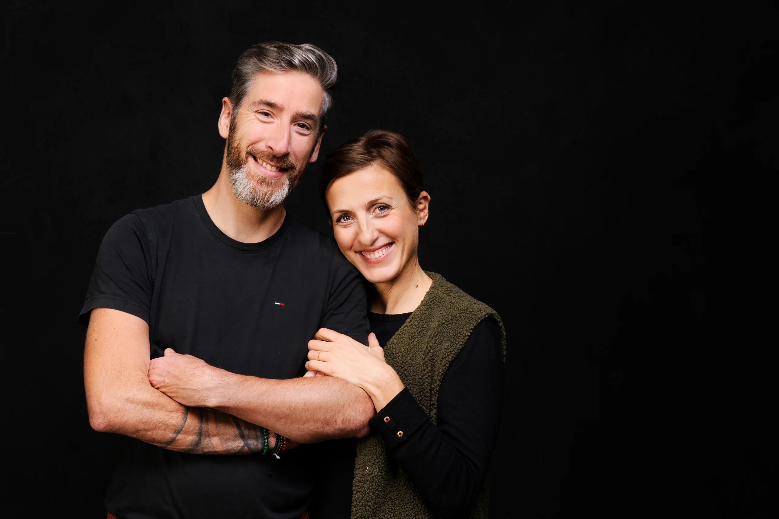 photo de couple en studio à Châteaugiron