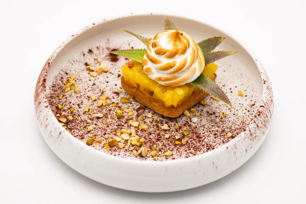 photo culinaire d'un dessert au studio faucher Châteaugiron 